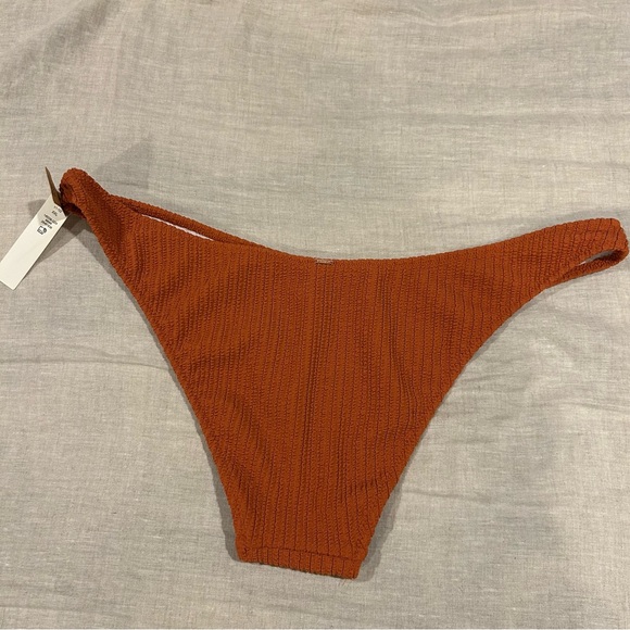 PINK women’s Crinkle Brazilian Bikini Bottom size XXL NEW - Picture 2 of 7